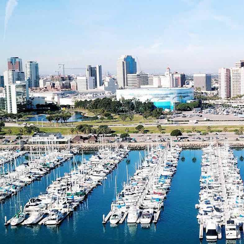 Marina at Long Beach, California